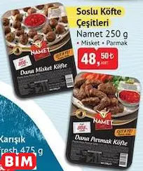 NAMET SOSLU KÖFTE ÇEŞİTLERİ
